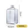 Botella de presión para azúcar, botella de presión manual de vidrio y plástico para fructosa, botella de presión cuantitativa para extrusión de jarabe con báscula, venta al por mayor de fábrica