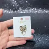 Diseño Minimalista Orejeras de Otoño para Mujer, Aguja de Plata S925, Moda Versátil de Lujo Ligero de Nicho, Galvanizado Ecológico