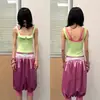 Colete de Moda Multicor de Verão Slim-Fit Estilo de Rua Ins Nicho Personalidade Europeia e Americana Versátil Design Streetwear Novo Top