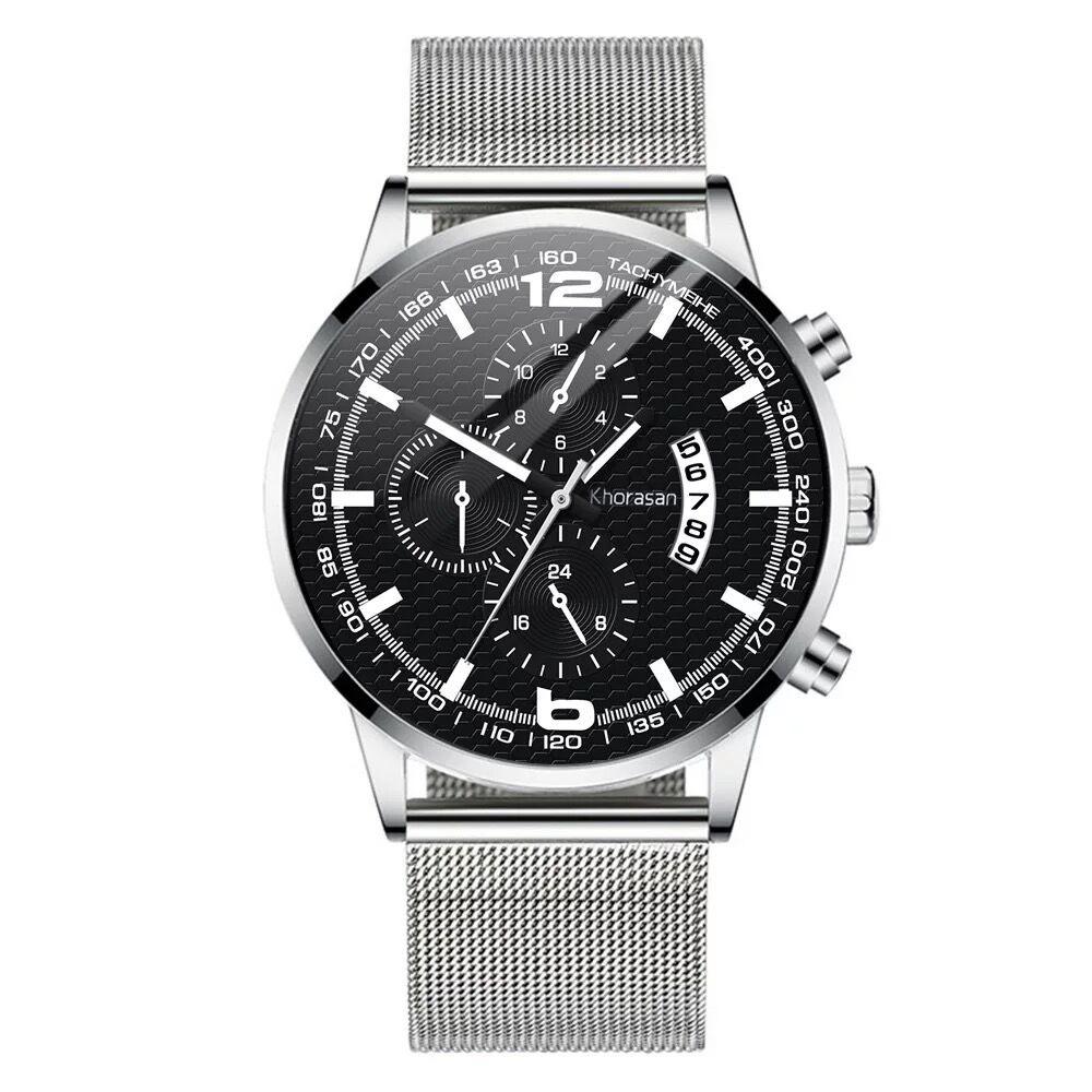 银色网带银壳黑面黑针