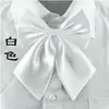 Flor de solapa profesional Banco Hotel Azafata Ropa de trabajo de negocios Camisa Lazo de mujer Estudiante Uniforme de clase Uniforme escolar Corbata de lazo