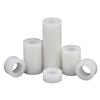 Columna Aislante Hueca Redonda de ABS Blanca Pasante Almohadilla Elevadora Funda de Plástico Columna Aislante para Placa de PC 7~18