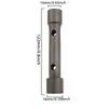 Herramientas de Reparación de Motocicletas Llave de Vaso para Bujías Doble Propósito Universal 16/18mm Longitud Extendida