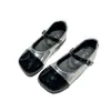 Zapatos de Cuero para Niñas 2026 Primavera y Verano Estilo Nuevo Planos con Hebilla Cuadrada para Niños Zapatos de Princesa para Niña Pequeña Mocasines Elegantes para Bebé