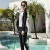 Traje de Buceo para Niñas con Protección Solar, Mangas Largas y Piernas Largas, Traje de Surf de Dos Piezas para Niños Mayores, Ropa de Baño para Niñas, Transfronterizo
