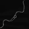 Pulsera de plata de ley S925 Amor para niñas estilo japonés y coreano simple de alta calidad exquisita para estudiantes nuevo diseño de nicho