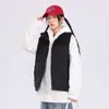 Chaleco de Pana con Empalme de Imitación de Seda y Algodón Mj888 para Hombre y Mujer, Informal y de Moda, para Primavera, Otoño e Invierno, Exportación Transfronteriza
