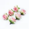 Flores Artificiales de Comercio Exterior Rosa de Seda Cabeza de Flor Artificial Accesorios de Decoración DIY para el Hogar Navidad Año Nuevo Boda
