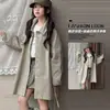 Gabardina estilo coreano para niña, chaqueta casual de moda de longitud media para primavera y otoño, top moderno y genial 2026