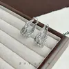 Estilo Europeo y Americano, Pendientes de Gota Exagerados y de Alta Gama, Diseño Minimalista de Nicho, Pendientes de Aro Retorcido, Pendientes Elegantes para Mujer