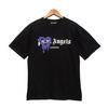 Marca de Street Fashion Europeia e Americana Urso Cabeça Quebrada Anjo Estampa de Desenho Animado Camiseta Masculina e Feminina Solta Manga Curta Verão Top de Casal