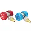 Adaptador de nieve de conexión rápida para aire acondicionado R134A accesorios de conversión de refrigerante de alta y baja presión adaptador rápido de alta y baja presión