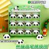 Goma de borrar de panda con forma creativa de jabón, como goma de borrar de cuero para estudiantes de primaria, para borrar limpiamente sin dejar rastro, compacta y portátil
