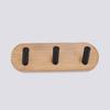 Gancho creativo para toallas y ropa sin perforaciones para puerta de cocina o baño, gancho de bambú en forma de L para vestidor, venta al por mayor