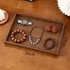 Caja de Almacenamiento de Pulsera Nueva Estilo Madera de Nogal, Bandeja de Almacenamiento de Joyería, Soporte de Exhibición de Joyería