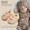 Zapatos de invierno para bebé Mao Mao estilo extranjero suela suave cálidos para niño pequeño 3-6 meses 1 año de edad zapatos de algodón para bebé forrados de vellón no se caen