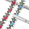 Nuevos Accesorios de Ropa Étnica Malla Bordada 5CM de Ancho Hebilla para Falda Hanfu Accesorios Cheongsam Accesorios