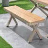 Juego de Mesa y Sillas de Exterior con Sombrilla Patio Balcón al Aire Libre Terraza Ratán Tejido Exterior Impermeable Estilo Ocio Madera Anticorrosión Mesa y Sillas