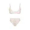 Camisola de Triángulo y Short de Niño y Tanga de Corte Bajo y Bralette de Escote Redondo y Tanga