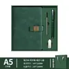 Set de regalo de caja para cuaderno personalizado, cuaderno, bolígrafo, unidad USB con grabado, se puede imprimir con logo, regalos promocionales corporativos personalizados