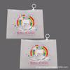 Saco Fosco com Aba Desenho de Unicórnio Transparente Saco para Documentos Saco de Armazenamento com Argola Estudante Criativo Material de Escritório Estojo para Caneta