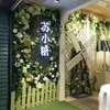 Parede de Plantas Simuladas Parede de Plantas Verdes Parede de Flores Parede de Fundo de Plantas Verdes Decoração de Cabeçalho de Porta Flores Artificiais Gramado de Plástico Decoração de Parede Pacote