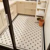 Tapete de Piso de PVC com Grade Limpa com Pano para Uso Interno, Lavável, Impermeável, Antiderrapante, Resistente a Óleo, Resistente ao Desgaste, Tapete de Piso para Cozinha