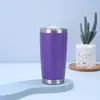 Copo Térmico de Aço Inoxidável de Camada Dupla Mais Vendido na Amazon Transfronteiriço 20oz Copo de Carro Isolamento Térmico Copo Frio Copo de Gelo Copo de Cerveja
