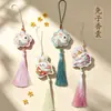 Bolsita Perfumada de Conejo Bordada Tradicional, Bolsita de Fragancia para el Festival de Medio Otoño, Accesorio Hanfu, Colgante de Estilo Tradicional, Souvenir Cultural y Creativo de Zonas Escénicas