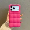 Burom Cloud AplicABLE PARA Apple 18ProMax 3D Grid 16proMax Cloud Think Funda de Teléfono Líquida