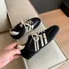 Nuevos Zapatos Argan de Suela Suave Zapatos de Mujer Piel Suave Mujer 2026 Primavera Zapatos de Patinaje con Cordones Bloques de Color Zapatos de Entrenamiento Alemanes Zapatos Casuales Anti