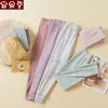 Calças quentes para meninos outono e inverno leggings para meninas joelheiras calças compridas crianças médias e grandes sem costura Casa Calças de algodão e lã para crianças