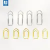 La fábrica vende clips de papel de colores recubiertos, herramientas grandes para guardar libros, clips de papel plateados, marcapáginas de papelería de oficina