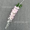 Flor Artificial Golondrina Voladora Gruesa Terciopelo Golondrina Voladora Grande Violeta Flor Artificial Decoración del Hogar Ramo Boda Guía de Camino de Boda Fila de Piso