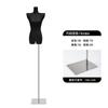 Loja de Roupas Roupas Femininas Expositores de Manequim Meio Corpo Feminino Preto Ombro Largo Corpo Inteiro Manequim Boneco Adereços de Vitrine