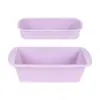 Retângulo em Forma de Cruz Mini Torrada Silicone Forma de Bolo Assar Queijo Durian Conjunto Caixa Ferramentas de Confeitaria Domésticas