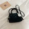 Bolsa pequena de luxo para mulheres, novo estilo outono e inverno 2026, bolsa transversal moderna, bolsa de mão feminina, bolsa Boston bowling