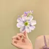 Nuevo accesorio para el cabello de estilo chino para resort con color de pintura al óleo y flores de margarita artificiales con temática de bosque, exquisito pasador para peinados versátiles