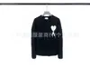 Suéter de Punto Jacquard con Patrón de Corazones Transfronterizo Clásico Cuello Redondo Jersey Holgado Casual Unisex Tendencia Marca Ropa Interior