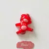 Accesorios de Resina DIY de Dibujos Animados Adornos de Caballo de la Suerte de Año Nuevo Pinzas para el Cabello de Crema Accesorios para Funda de Teléfono Llavero