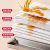 Algodón absorbente de grasa universal engrosado para campana extractora, bandeja recolectora de grasa con película plateada, protector para caja de grasa, pegatina impermeable y a prueba de grasa para campana extractora de cocina