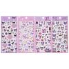 Stickers de cuenta de mano bronceados de Melody autorizados genuinos, dibujos animados para niños, PVC plano, tarjeta goo, póster de taza, stickers decorativos DIY
