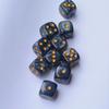 Suministro Directo de Fábrica Esquinas Redondeadas 12mm Esquinas Redondeadas Patrón de Perla Tamiz Perlado Juego de Juguetes Dados Acrílicos
