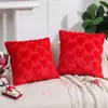 Exportación Transfronteriza Nueva Funda de Almohada Corazón para San Valentín Cojín Tufted para Sala de Estar Funda de Almohada Estilo Ins Funda de Almohada de Respaldo