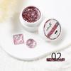 Esmalte de Uñas con Glitter Transfronterizo Irregular de Diamante Triturado Esmalte de Uñas Gel de Fototerapia Cubo Mágico Luz de Estrellas Espumoso Gel Flash