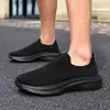 Zapatos casuales deportivos de talla grande 48 ultraligeros sin cordones con puntera ancha para hombre, transpirables para caminar y fitness, zapatos deportivos casuales de moda para hombre tipo barefoot