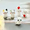 Adornos de Gato Lindos de Vidrio Hechos a Mano Gatito Mini Estilo Japonés Simulación Realista Lindos Puros Hechos a Mano Mayoreo