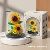 Compatible con Flores Eternas Le Rose, Adornos Creativos Hechos a Mano, Bloques de Construcción Ensamblados, Plantas de Girasol en Maceta, Regalos para Niñas