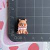 Mini tamaño pequeño Marrón Animal Capibara Accesorios de Resina Crema Gel Pasador para el Cabello Agujero para Anillo Zapatos Accesorios de Papelería Material