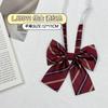 Corbata de Estilo Japonés a Rayas Tokyo Estacional Jk Estilo Original Estudiante Universitario Colegial Roja Cian Dorada con Colección de Corbatas para Mujer
